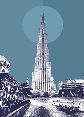 Burj Khalifa artwork