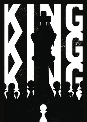 Chess piece king black