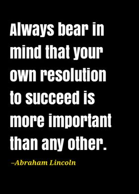 Abraham Lincoln quote