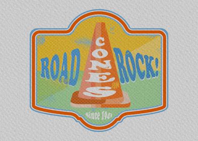 Orange road cone 