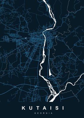 KUTAISI Map GEORGIA