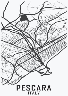 Pescara Italy City Map