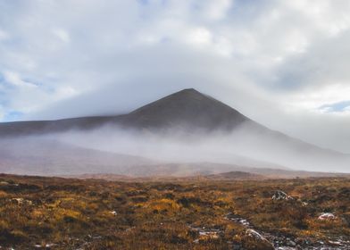 An Cabar in morning fog