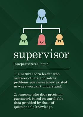 Supervisor Definition Man