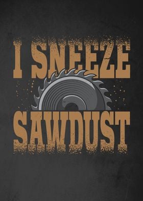 Carpenter I sneeze sawdust