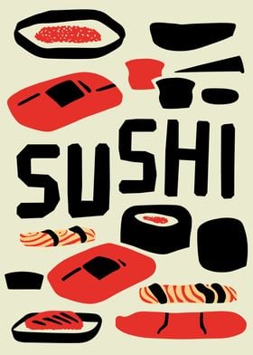 Sushi Poster