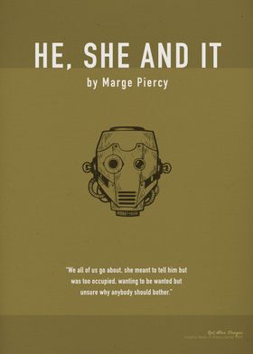 'He She and It by Piercy' Poster by Design Turnpike | Displate