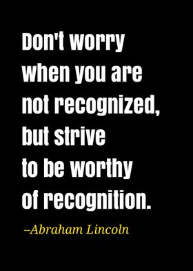 Abraham Lincoln quote