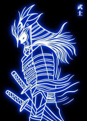 samurai neon