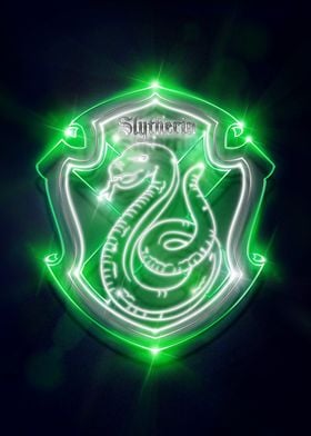 Slytherin Neon Emblem