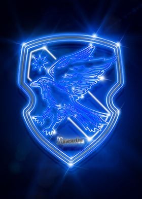 Ravenclaw Neon Emblem