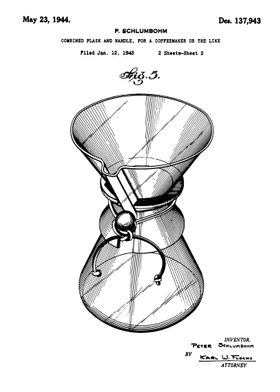 Coffeemaker 1943 patent