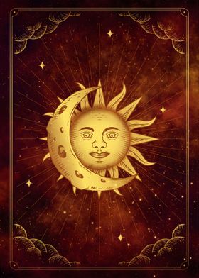 Sun and moon Tarot