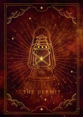 The Hermit tarot card