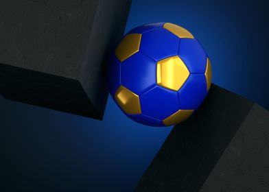 Soccer Ball in Blocks