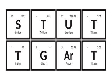 Stuttgart Periodic Table