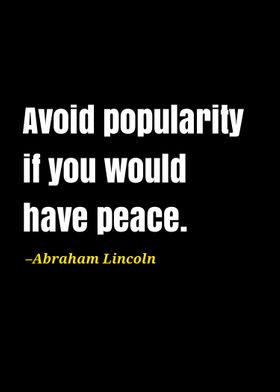 Abraham Lincoln quote