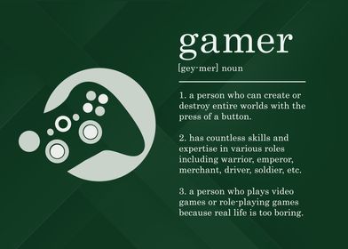 Funny Gamer Definition