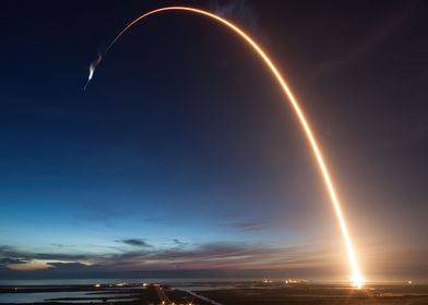 Falcon 9 Launch Trail