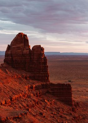 Sunrise in Monument Valley