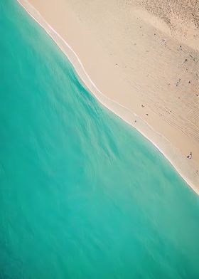 Blue Ocean Tan Sand