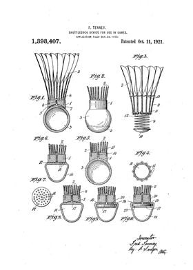 Retro Shuttlecock Patent