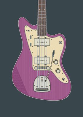 Signature Purple JM Guitar