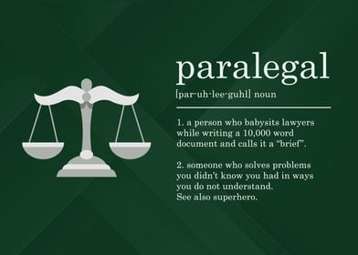 Funny Paralegal Definition