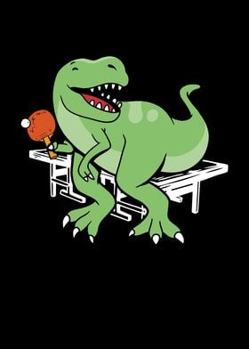 Table tennis dinosaur