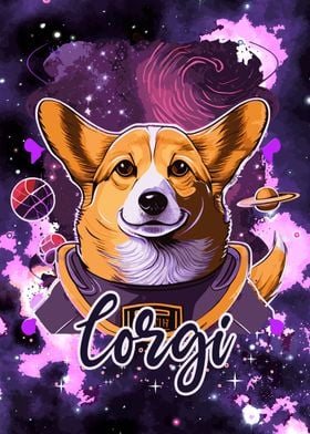 Space Suit Corgi Astronaut