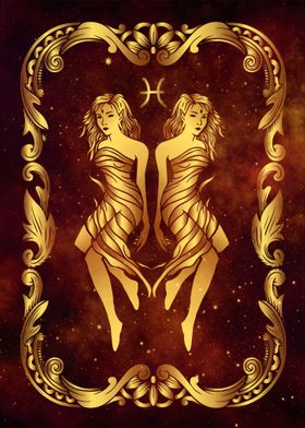 Tarot two beautiful twins