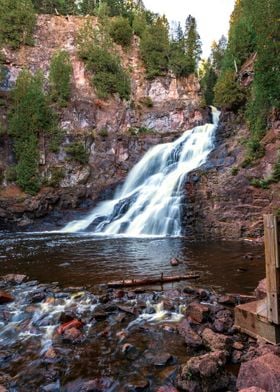 North Shore Waterfall MN