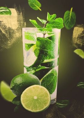 Fresh green Mojito