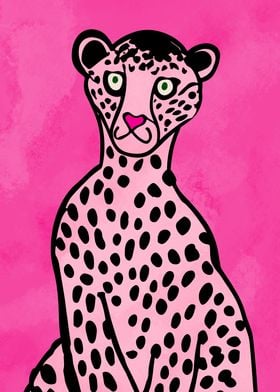 Pink Panther Painting