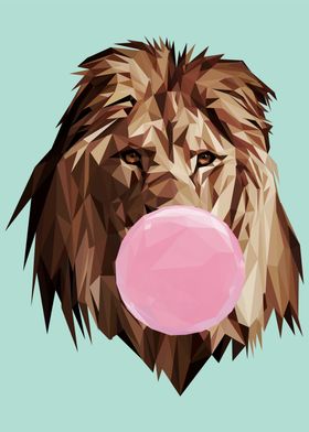 lion bubble gum