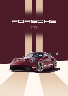 Porsche 911 GT3 RS Poster – SamPosters