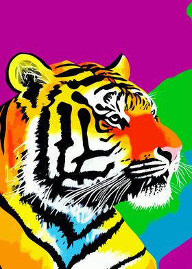 Pop Art Tiger