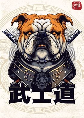 Japanese Samurai Bulldog