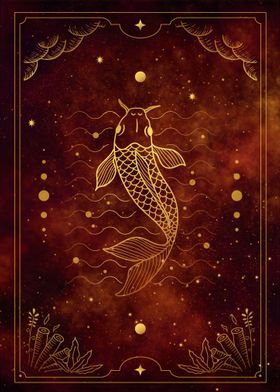 Tarot card the fish