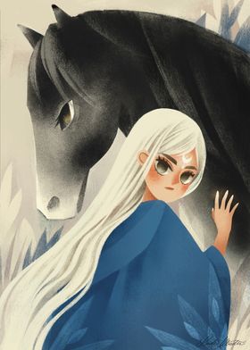Moon Princess and Horse