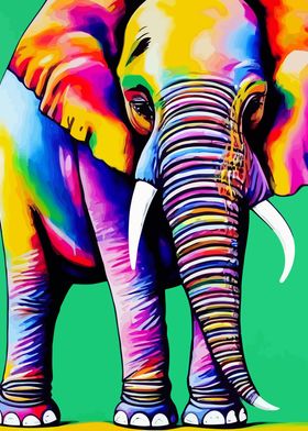 Pop Art Elephant