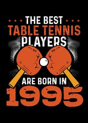 Table tennis player 1995