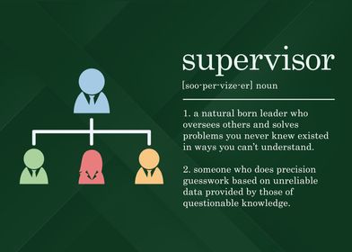 Supervisor Definition Man