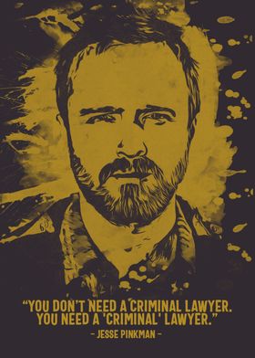 Pinkman Quote Poster Art