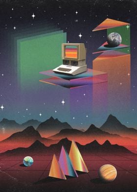 80s CRT Computer