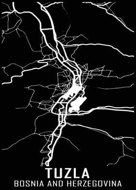 Tuzla City Map