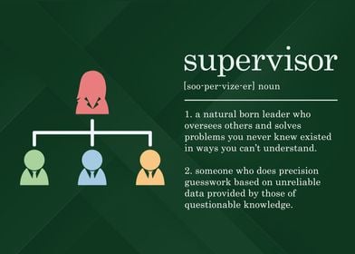 Supervisor Definition Girl