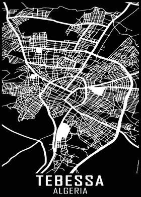 Tebessa Algeria City Map