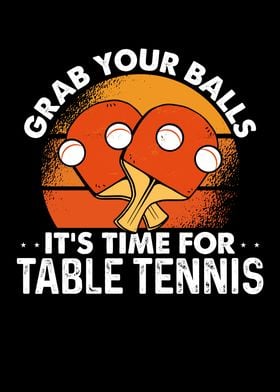 Its time for table tennis