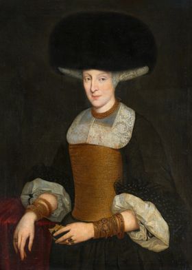 Richly Dressed Young Woman